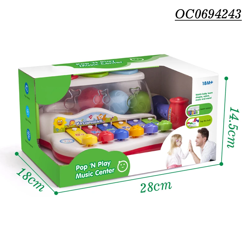 2 in 1 whack a mole game baby toy xylophone musical instrument for sale