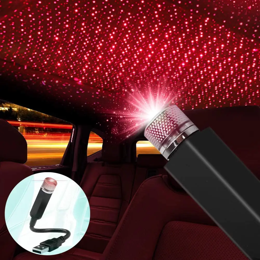 car usb led ambient starlight