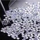 Gemstone Wholesale Round White DE Color VVS Moissanite Gemstone Free Fire 0.8mm To 2.2mm VVS1 Loose Moissanite Diamond