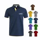 100 Cotton Shirt High Quality Camisas Polyester Polo Blank Embroidered 100 Cotton Mens Golf Polo Shirt With Custom Logo