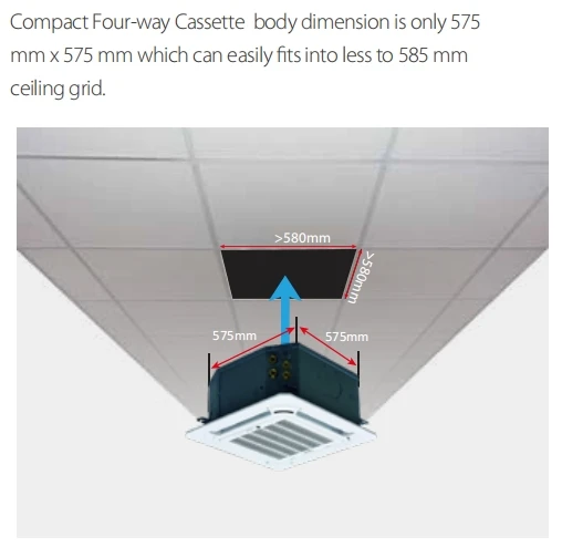 Fan Coil Unit, 1200cfm, Ceiling - detail 30
