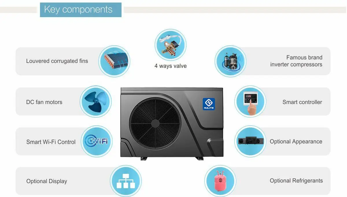 Swimming Pool Heat Pump, 7KW, 10KW, 16KW, 18KW - detail 20