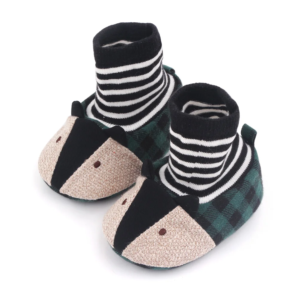 Autumn and Winter New Baby Cute Cartoon Animal Infants Soft Soled Indoor Warm Socks Toddler Shoes factory