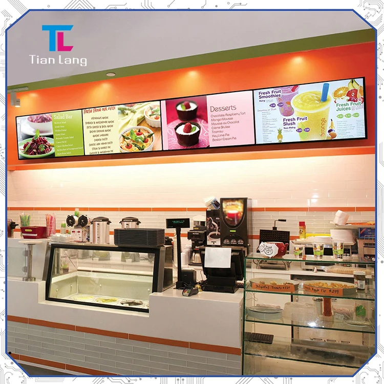 product led light up a4 poster frame menu board snap frame light box sign holder for milk tea coffee shops advertising display 85x11-11