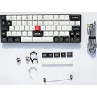 SIKAKEYB Ergonomic 61key White Black Wired Wireless RGB Backlight Mini Game Office Mechanical Keyboard