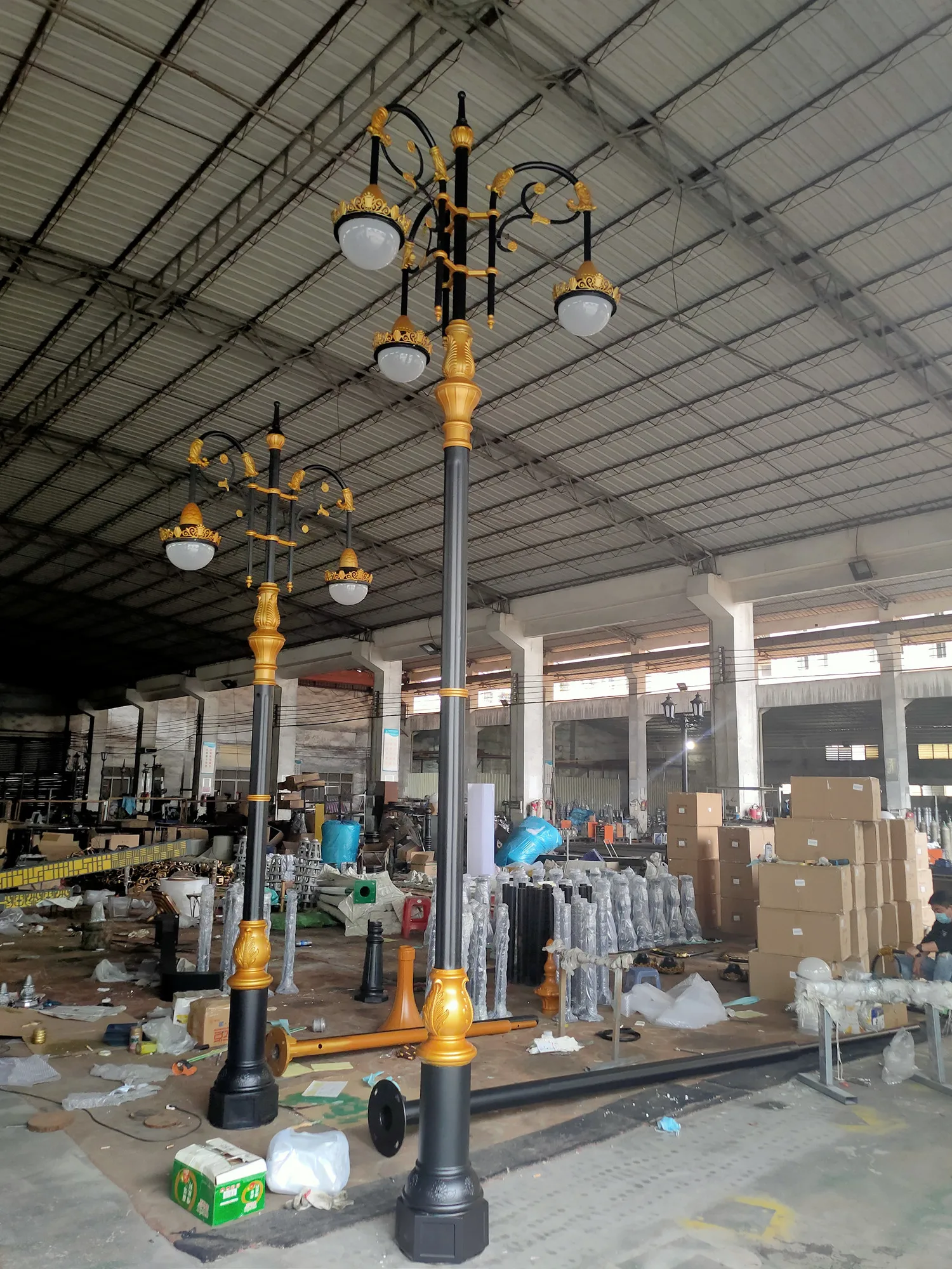 Main Gate Pillar Light Hotel Home Theme Park Decorative Square Pathway Light Modern Led Garden Light