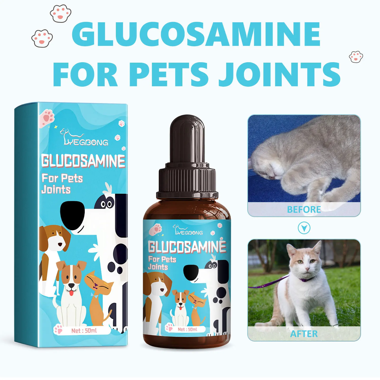 Glucosamine For Pets Joints Relieve Pet Sore Bones And Joints