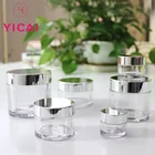 Container Turkish Refillable Face Cream Cosmetic Container Plastic Transparent Round Petg Container Jar 30g
