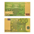 24K Gold Banknotes Wholesale Custom Currency Us Dollar Euro Pure Gold Foil Banknote With Color Printing Support Oem
