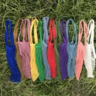 Shopping No Plastic Organic Grocery Handbags Mesh Shopping String Net Bag