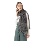 Design Scarf New Design Classic Pattern Spring Polyester Scarf For Women Stylish