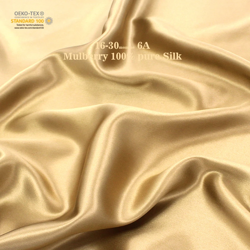 Custom Cheap Mulberry Silk Fabric Mm Mulberry Pure