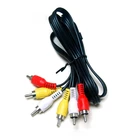 Car Dvd Player High Quality 3rca To 3rca Av Rca Cable Car Audio Cable For Dvd Player