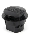 Manufacturer Profesional 2*USA Power Socket Integrated Desk Socket