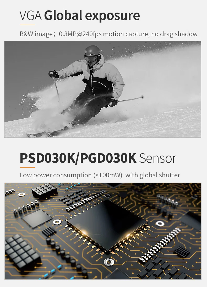 DGZX Mipi PGD030K 0.3mp Cmos Global Exposure Camera Module VGA 240fps Pupil Tracking for DMS Driver Monitoring插图3 DGZX Mipi PGD030K 0.3mp Cmos Global Exposure Camera Module VGA 240fps Pupil Tracking for DMS Driver Monitoring插图3