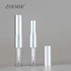 End Tube Double End Cosmetic Tube Holographic Silver Lipgloss Lipstick Tube