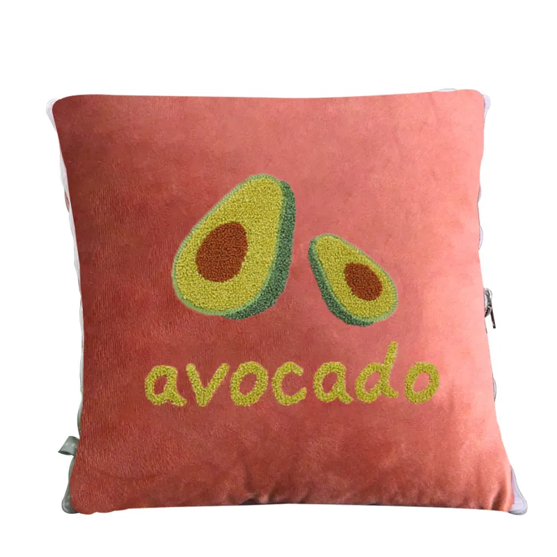 pillow with blanket attached