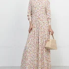 Dresses Women Dress Women 2021 Summer Maxi Dresses Women Wholesale Elegant Print Abaya Muslim Dress ST080203Y