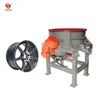 Wheel Polishing Machine DZ Fully Automatic 21 Inch Hub Surface Finishing Wheel Rim Vibrating Polishing Machine