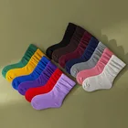 Candy Girl Kids Socks High Quality School Children Thick Candy Cotton Girls Fashion Long Kids Slouch Socks