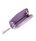 Wallet Womens Wallet Tassel Bifold Ladies Cluth Wristlet Wrist Strap Long Purse