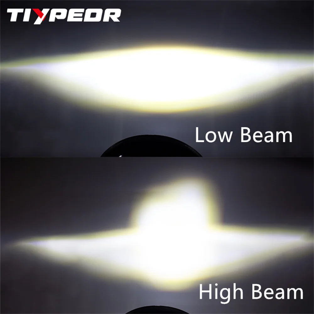 product tiypeor 7inch universal drl led round motorcycle headlight car super bright auxiliary fog light-8