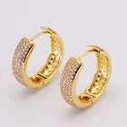Earrings Earrings 2020 New Fashion Jewelry Statement Brass Small Round Hoop Earrings