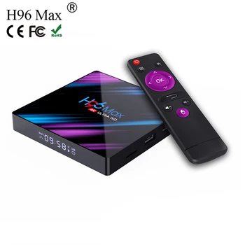 New arrival H96 MAX RK3318 Android 9.0 1.0 OS Set top box H96max Internet 4k Set Top Box