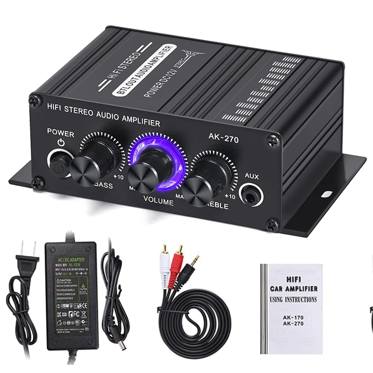 Mini Bass 2 Channel Subwoofer 20w+20w 