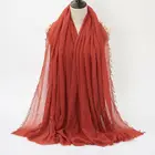 Muslim Arab 2021 Large Size Exquisite Upmarket New Style Hot Sexy Lady Scarves Head Cover Hijab Muslim