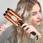 Curling Iron Hair 3 Barrel Hair Curler Wholesale 3 Barrel Curling Iron Wand Hair Waver Curler