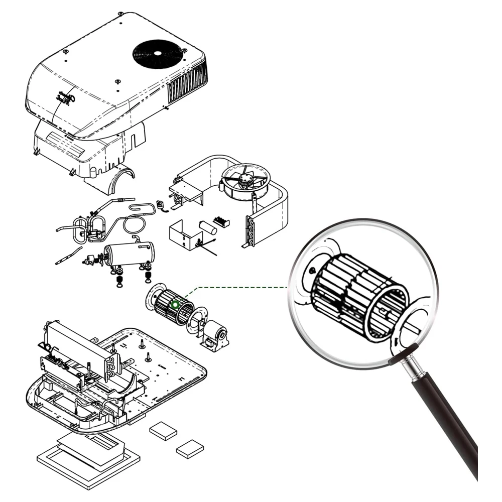 Wheel Package Blower, 1472A1191, PC, PJ337 - detail 20