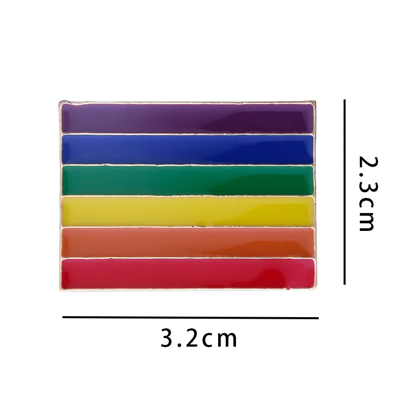 Gay Pride Pins Rainbow Flag LGBTQ Enamel Lapel pride pins