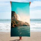 China Towels China Product Custom Printed Microfibre Beach Towels