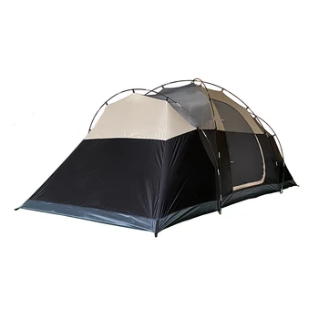 Two rooms one hall 5-8 people's tent sunshade sun protection cold anti ultraviolet recreational camping tent