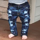 Jeans Oem Designs Fashion Cool Private Label Toddler Baby Ripped Skinny Jeans Baby Pants Jeans