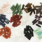Tiger Eye Stone Points Wholesale Quartz/agate/jade Stone Point Pendants Available