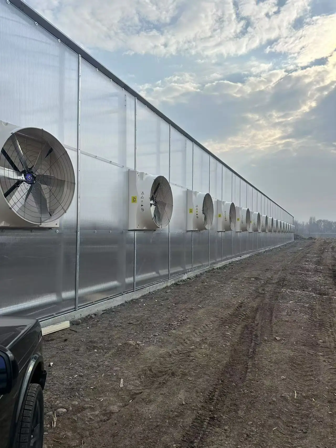Negative Pressure Exhaust Fan, 48", 380V-480V, Wall - detail 26