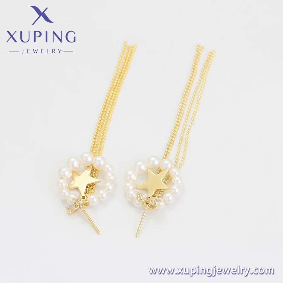 A00692659 xuping jewelry hot sale fashion simple 14K gold color luxury vintage special exquisite women daily womenearring