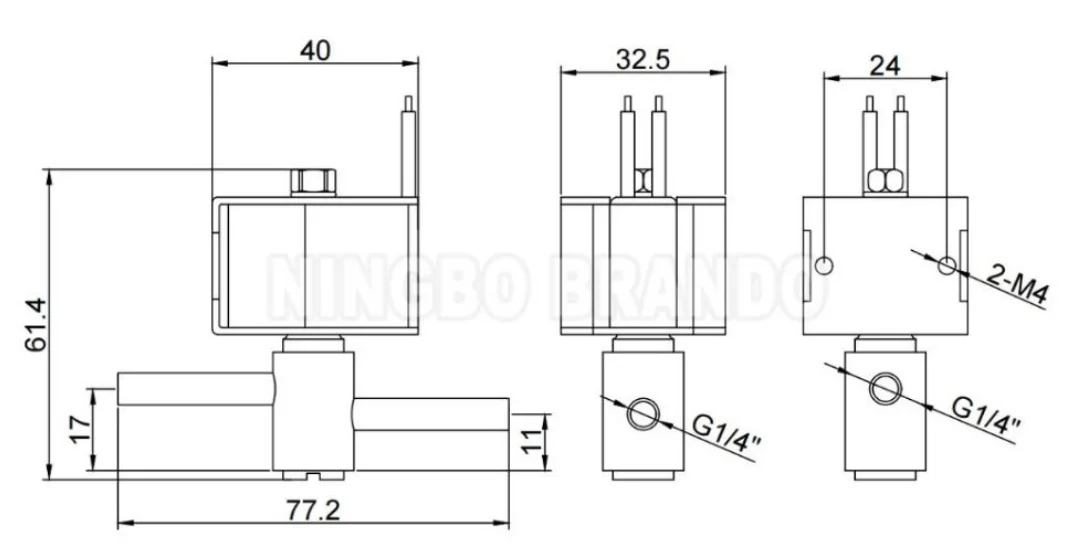 Way Valve, FDF2AK, 12VDC, 24VDC, 24VAC - detail 2