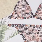 Triangle Beachwear 2021 New Fashion Wholesale Women Crochet Triangle 2 Piece Bikini Set Beachwear