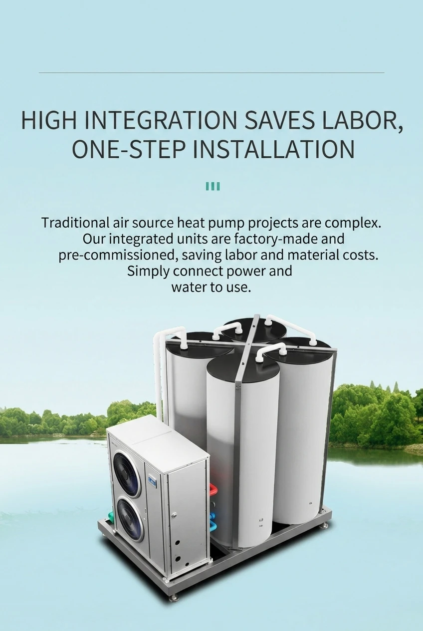 Air Source Heat Pump, 5HP, EVI, 10°C - detail 14