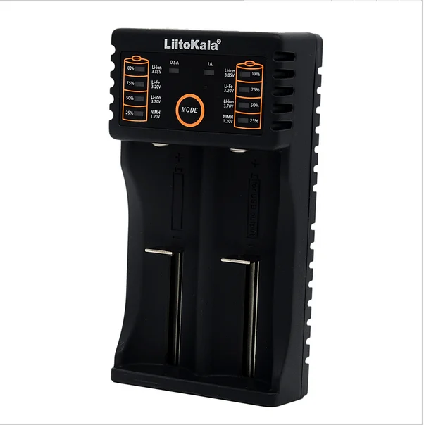 Liitokala Lii-202 18650 charger 1.2V 3.7V 3.2V 3.85V AA AAA 26650 10440 14500 16340 25500 NiMH lithium battery smart