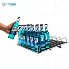 Plastic For Cooler Retail Store Accessory Drink Display Plastic Pusher Gravity Shelf Roller For Cooler Glides