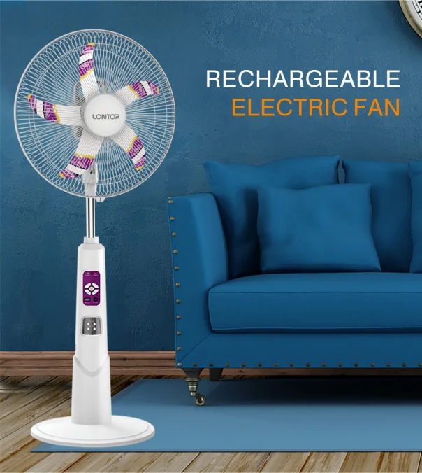 Lontor Commercial Standing Fan, Solar, USB - detail 8