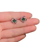 Earrings Diamond 925 Stud Earrings Set Sterling Sliver Diamond Stud Earrings For Women