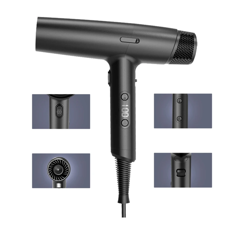 Lightweight Travel Hair Dryer Powerful Negative Ionic Fast Dry Low Noise  Blow Dryer Professional High Speed Salon Hair Dryer - Buy High Speed Hair  Dryer,Low Noise Blow Dryer,Lightweight Travel Hair Dryer Product