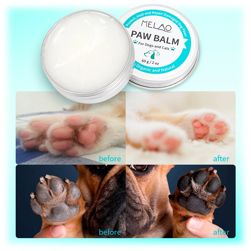 Customized Private Label Pet Dog Nose And Paw Cream Protecter Moisturizing Balm Dog Paw Cream Dog Nose Pet Paw Balm