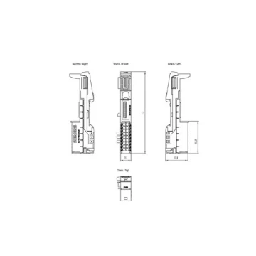 Siemens Programmable Logic Controller Active Backplane  6ES71936BP000BA0 Siemens Plc Dealer Programmable Logic Controller Suppliers