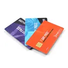 Card Pvc Chip Cards 4448 Smart Card Plastic Pvc Contact Smart IC Card Chip Gift Card